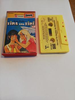 Tina und Tini Folge 3 überlisten den Meisterdieb Gelb mit Gelben Aufkleber 515646.7 Europa(Innencover leicht beschrieben+ Seite 1 und 2 der MC beschrieben)